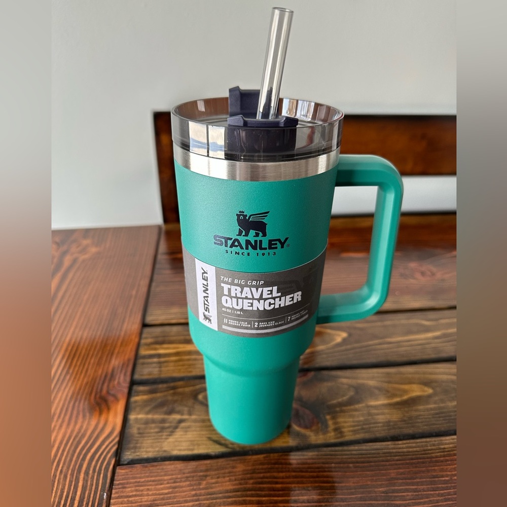 NEW! Stanley Quencher Travel Tumbler 40 oz, Tidepool